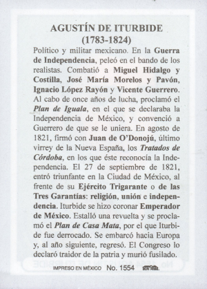 Biografia Agustin De Iturbide Atras